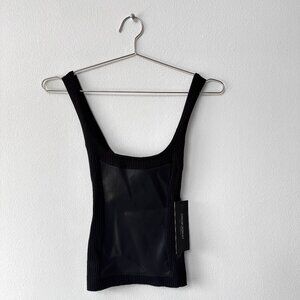 Tribeca Vegan Leather Combo Top